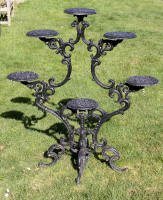 Cast Iron foliste scroll plantstand