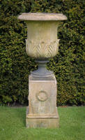 doulton urn on pedestal